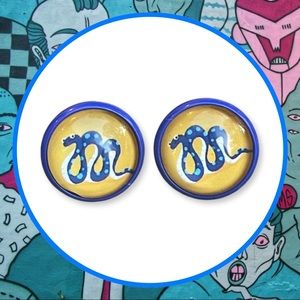 Snake Stud Earrings